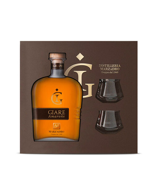 Le Giare Chardonnay Moderna v papíru se sklen. 0,7l 45% Grappa affinata L2L25I120E