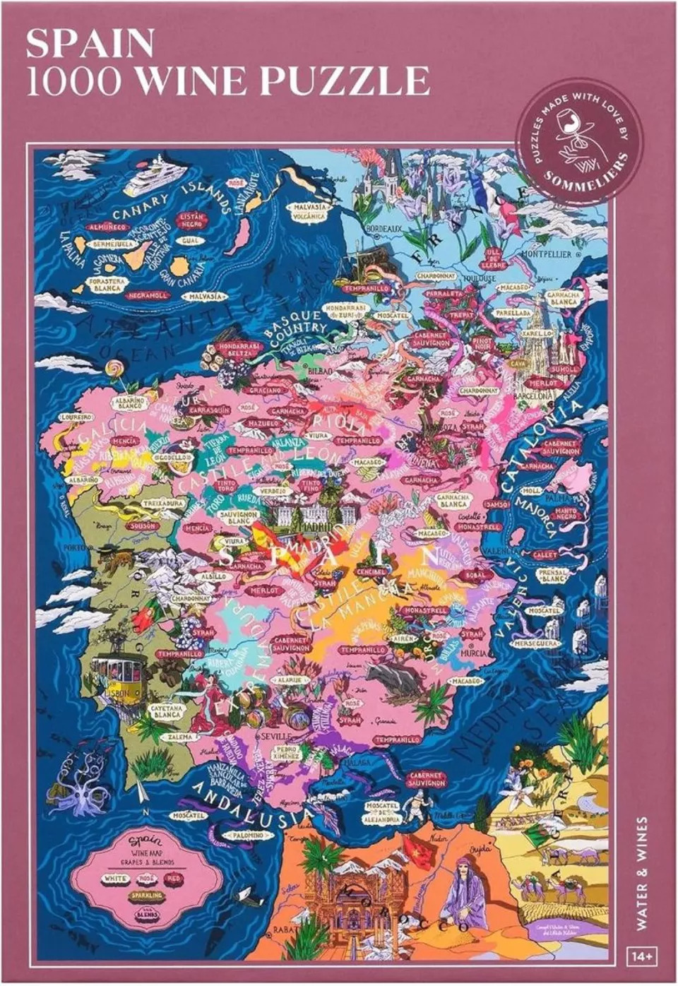 Wine Puzzle Španělsko